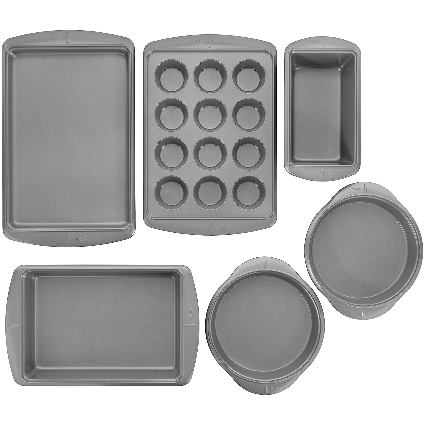 Wilton Ever Glide Non-Stick Bakeware Set for Cooking and Baking, 6-Piece Set