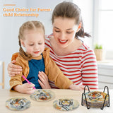 GHHKUD 6pcs Tiger Diamond Painting Coasters, DIY Life Coasters Animals Diamond Art Kits for Adults Kids, Full Drill 5D with Holder Cork Pad for Home GHHKUD