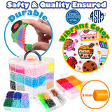 FUNZBO 12000 5mm Fuse Beads Kit Iron Set - Toys Gifts for Kids Crafts for Girls Ages 8-12, Arts and Crafts for Kids Ages 6-8, Gifts for Girls Boys Age 5 6 7 8 9 10 11 12 Year Old FUNZBO