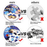 LELEMON 100 Pieces Jigsaw Puzzles for Kids Ages 4-8 Solar System Planets Educational Puzzles Boys Girls Children Learning Educational Puzzles Portable Box Pack Toy LELEMON