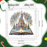 AiYuanzsh 5D Special Shape Diamond Art Kits for Beginners, Crystal Rhinestones Diamond Painting, Christmas Fantasy Castle DIY Diamond Art for Adults, Home Wall Decoration Gift, 11.8×11.8 Inch AiYuanzsh