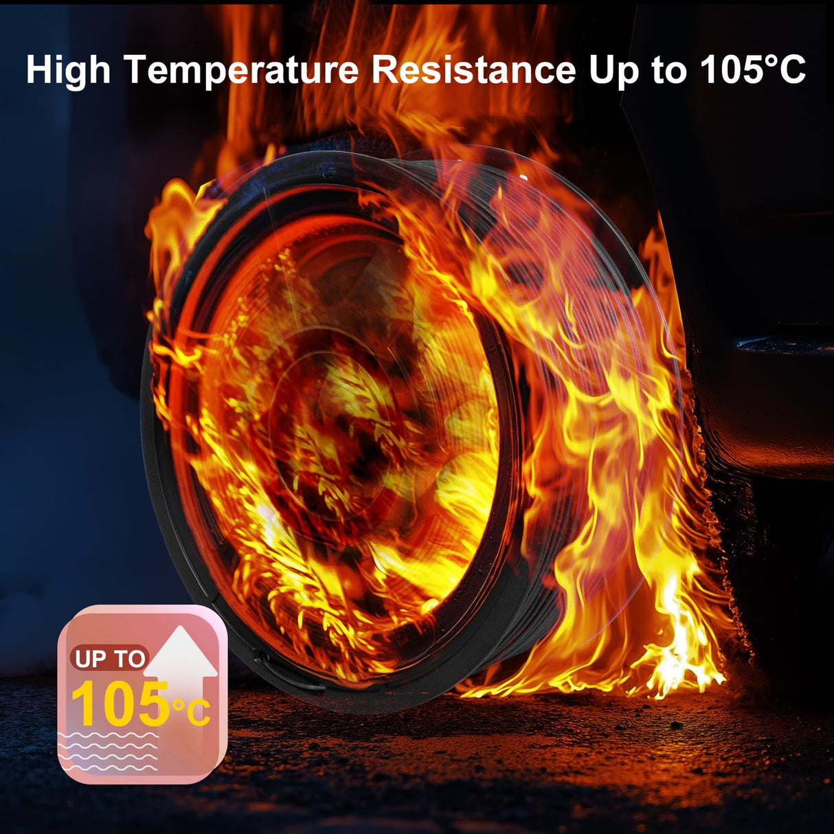 IEMAI Carbon Fiber ASA Filament 1.75mm, UV/Weather/Heat-Resistant ASA-CF, High Strength & Impact Resistance 3D Printer Filament for Functional Outdoor Parts, Black 1kg Spool IEMAI