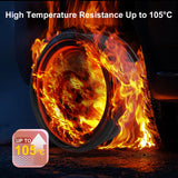 IEMAI Carbon Fiber ASA Filament 1.75mm, UV/Weather/Heat-Resistant ASA-CF, High Strength & Impact Resistance 3D Printer Filament for Functional Outdoor Parts, Black 1kg Spool IEMAI