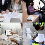 SUPVAN T200M Portable Printer Wireless for Travel, Bluetooth Inkless Printer with 300 DPI, Prints 400 Pages per Charge, Supports 8.5" X 11" US Letter, Compatible with iPhone, Android & Laptop SUPVAN