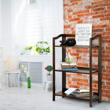 Casual Home Stratford 3-Shelf Folding Bookcase-Warm Brown Casual Home
