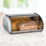 Polder Deluxe Bread Bin, 17 Inch, Stainless Steel Polder