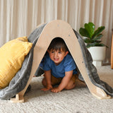 SPARK & WOW Activity Gym - 3-Piece Indoor Climber - Solid Wood - Gross Motor Activities for Infants and Toddlers SPARK & WOW