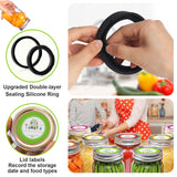 M11 Mason Jar Vacuum Sealer - Electric Mason Jar Vacuum Sealer Kit with Wide and Regular Mouth Mason Lids, Jar Vacuum Sealer for Canning Jars, Vacuum Sealing Machine for Food Storage UNERVER