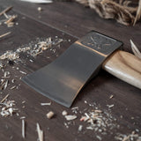 The Bad Axe: World Axe Throwing League Premium Competition Throwing Axe with Throwing Hatchet Nylon Sheath and Hickory Wooden Handle WATL