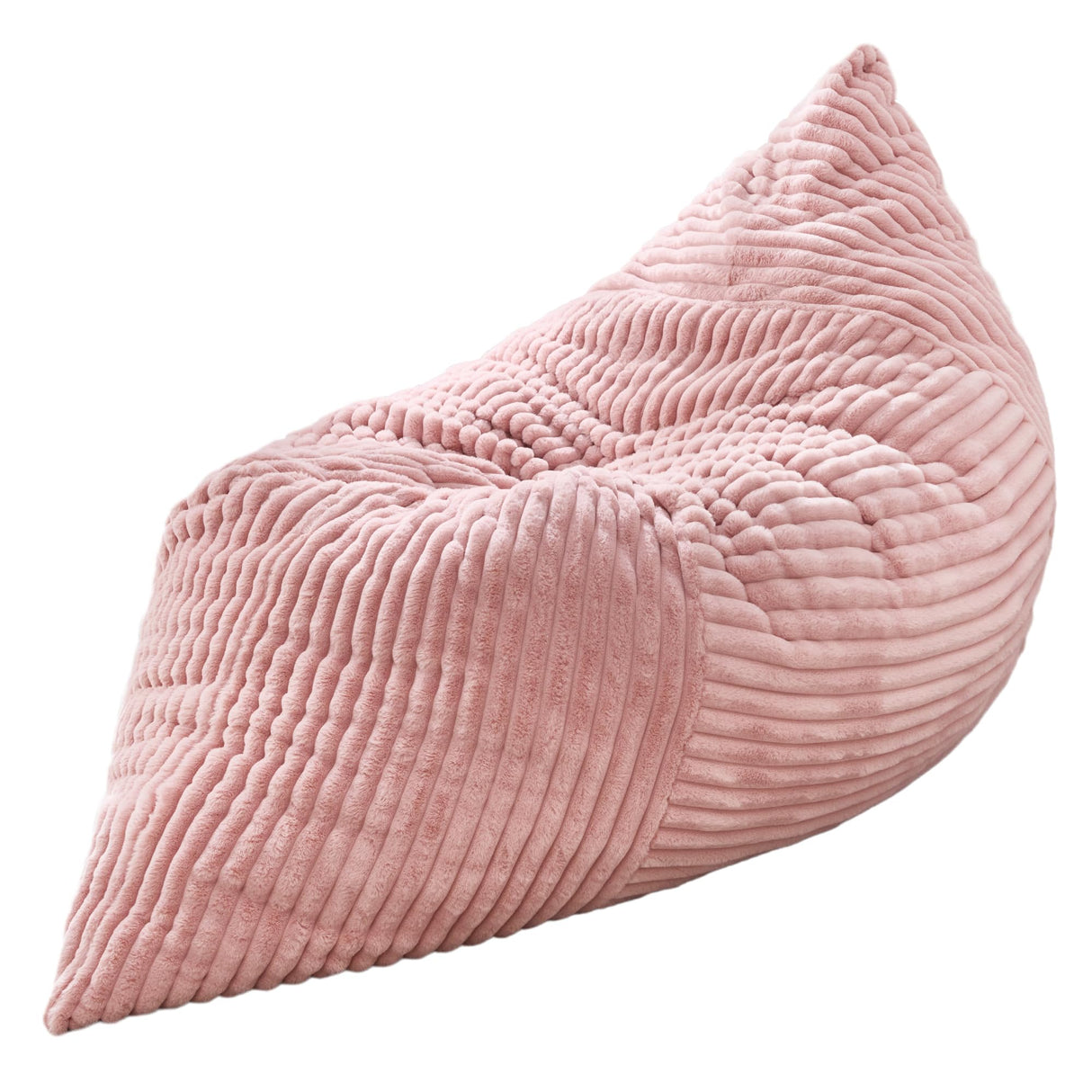 Hobestluk 3 in 1 Bean Bag Chair Giant Bean Bag Chairs Convertible Bean Bag Cushion with Machine Washable Cover, Large Beanbag Chairs for Adult (Pink) Hobestluk