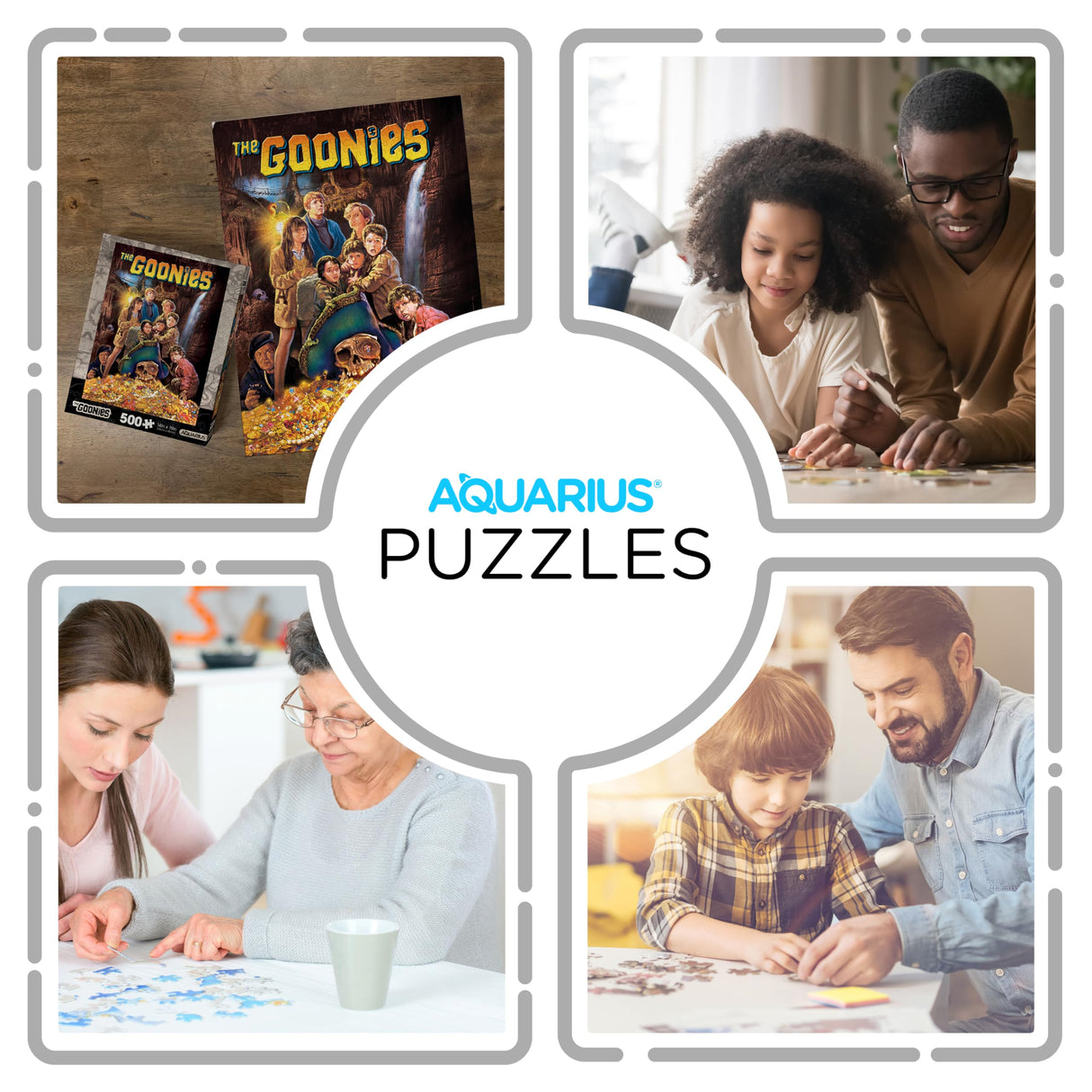 AQUARIUS The Goonies 500pc Puzzle (500 Piece Jigsaw Puzzle) - Glare Free - Precision Fit - Officially Licensed The Goonies Movie Merchandise & Collectibles - 14x19 Inches AQUARIUS