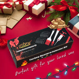 Professional Turkey Baster Meat Injector Syringe Kit, Baster for Cooking Thanksgiving & Christmas Turkey, Injector Marinades for Meats, Full Set with Basting Brush, Meat Shredder Claws, Large Capacity PrinChef