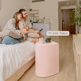 KAYMILY Living Room Coffee Table, Office End Table, Bedroom Modern Nightstands, Nursery Side Table, Accent Tables - Heart Shape - No Assembly - Pink Kaymily Home