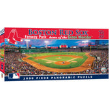 MasterPieces MLB Boston Red Sox Stadium Panoramic Jigsaw Puzzle,Fenway Park, Home of the Green Monster, 1000 Pieces Masterpieces