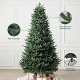 Balsam Hill 8ft Unlit European Silver Fir Artificial Christmas Tree Balsam Hill