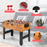 GYMAX 3 in 1 Game Table, 49 in Multi Game Table with Foosball Hockey & Billiards, Competition Sized Combo Game Table for Home, Game Room, Bar, Party, Club GYMAX