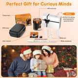 1000X Handheld Microscope for Kids 4K 2.0" Screen Rechargeable Mini Pocket Digital Microscopes w/Slides Kit Portable Edu Gift Age 4-6 8-12 Children Students BEBANG