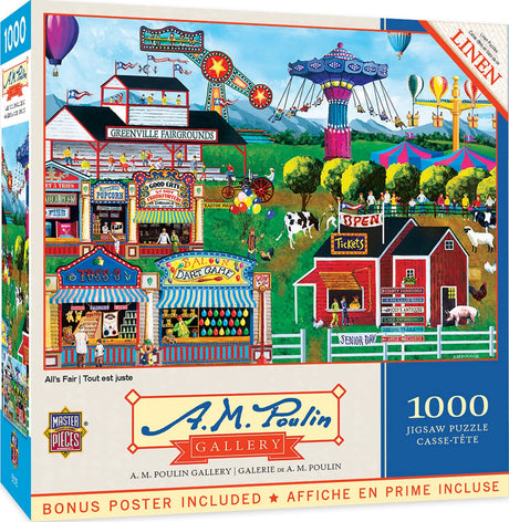 MasterPieces 1000 Piece Jigsaw Puzzle for Adults, Family, Or Youth - All's Fair - 19.25"x26.75" Masterpieces