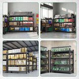 Letaya 3000LBS Storage Shelves Heavy Duty,70" H Garage Shelving Units, 4 Tier Adjustable Utility Rack Shelf,Large Metal Industrial Shelves,for Shop,Warehouse,Basement (48" W x 24" D x 70" H) Letaya