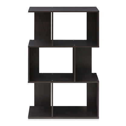 FURINNO Simply Modern 3-Tier Open Book Shelf - WoodArtSupply