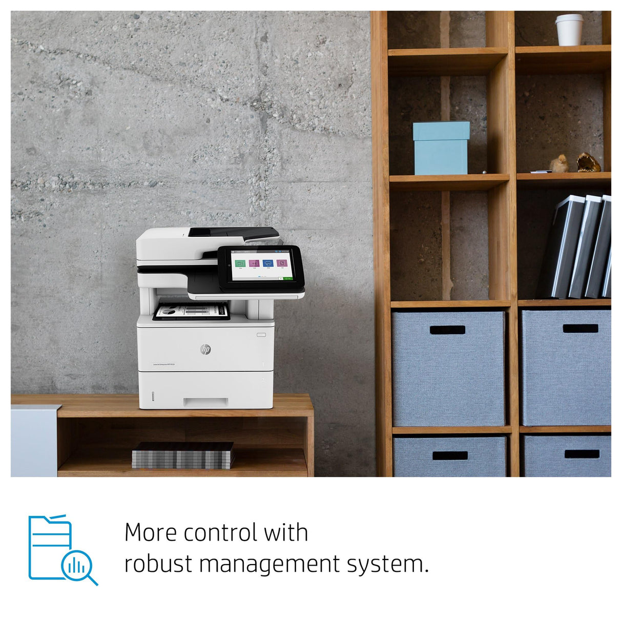 HP LaserJet Enterprise MFP M528dn Monochrome All-in-One Printer with built-in Ethernet & 2-sided printing (1PV64A), White HP