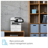 HP LaserJet Enterprise MFP M528dn Monochrome All-in-One Printer with built-in Ethernet & 2-sided printing (1PV64A), White HP