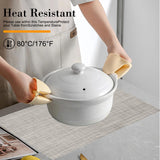 CADONO Placemats Set of 4 Washable Indoor/Outdoor Vinyl Place Mats for Dining Table Durable Non-Slip Heat Resistant PVC Weave Table Mats（Beige） CADONO