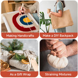 Simple&Opulence 100% Cotton Canvas Fabric 10oz. 59 Inch by The Yard, Nature Duck Fabric Textile Medium Weight for Painting, Sewing, Crafts, Embroidery, Bag, Handmade Home Decor(1 Yard, Khaki) Simple&Opulence