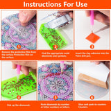 Ocean Diamond Art Coasters Kit for Adults, 8PCS DIY Diamond Painting Coaster Crafts with Holder, Mosaic Gem Art Craft Kits, Diamond Dotz Painting Accessories, Arts and Crafts Gift for Women & Teens Asbondy