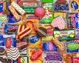 Springbok - Snack Treats - 500 Piece Jigsaw Puzzle- Nostalgic Photo of Our Favorite Snacks from Past Springbok