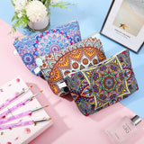 Weewooday Sublimation Blanks Cosmetic Bags Multipurpose DIY Heat Transfer Makeup Bags Toiletry Pouch Iron on Transfer Zipper Canvas Pencil Bag for Multi-functional Travel DIY Craft (24 Pieces) Weewooday