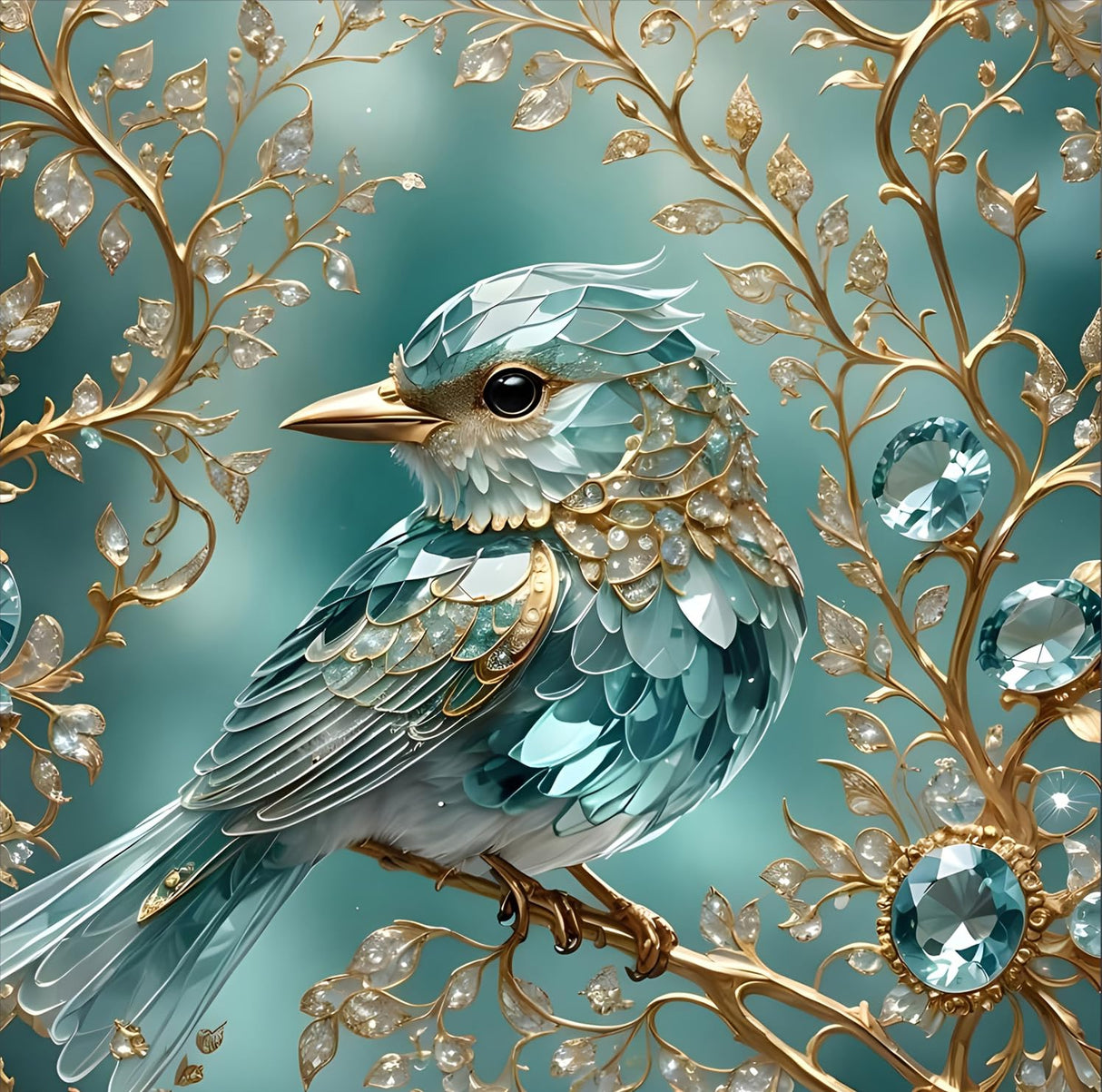 Birds Diamond Art Painting Kits for Adult, 5D Diamond Painting Kits for Adult Beginners, DIY Animal Birds Round Full Drill Diamond Dot Gem Art Kits for Home Decor 12 X 16 Inch Morudeor