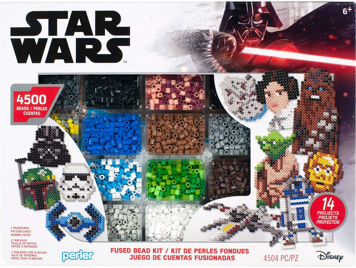 Perler - 80-54388 Star Wars Deluxe Box Beads Kit, 4500pcs Perler