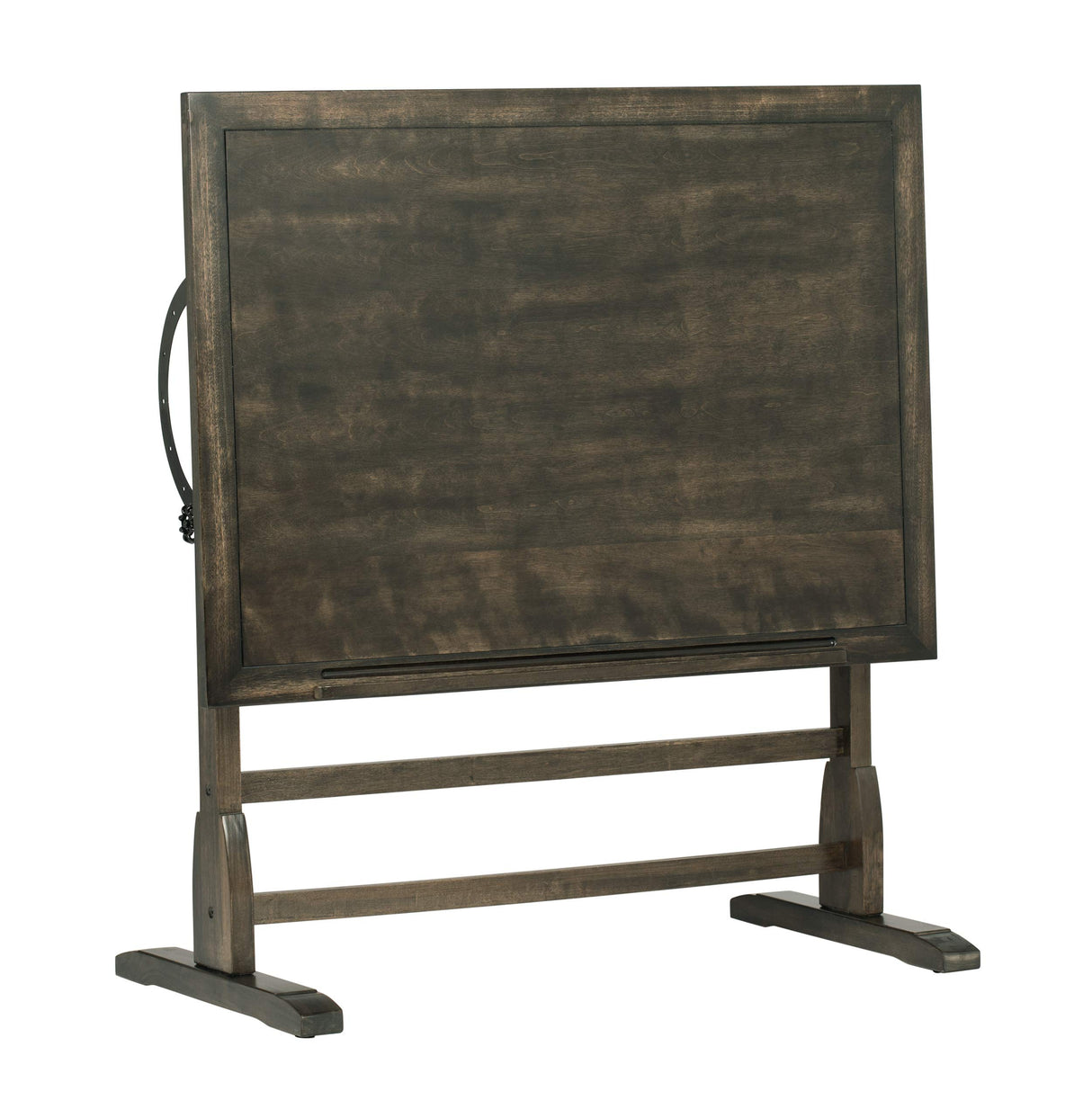 Studio Designs Vintage Drawing/Drafting Table with Pencil Ledge - 42" W x 30" D - Distressed Black - Adjustable Tilting Top SD STUDIO DESIGNS
