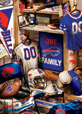MasterPieces Game Day 500 Piece Jigsaw Puzzle for Adults - NFL Buffalo Bills Locker Room - 15"x21" Masterpieces