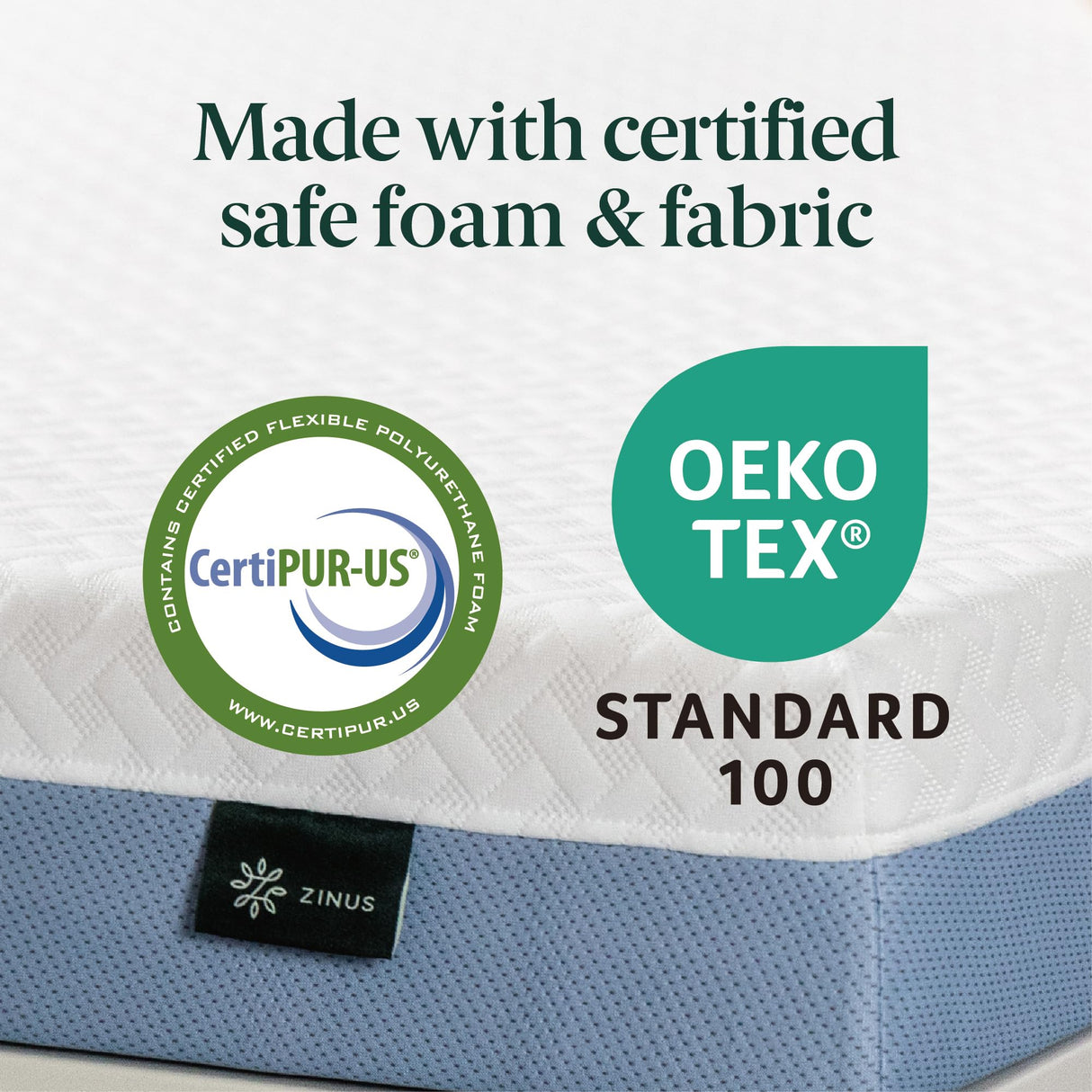 ZINUS 5 Inch Cooling Essential Memory Foam Mattress [New Version], Twin, Fiberglass Free, Medium Feel, Cooling Airflow Memory Foam, Certified Safe Foams & Fabric, Mattress in A Box Zinus