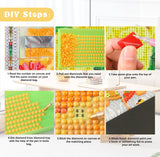 QENSPE Lion Diamond Painting,Diamond Art Kits for Adults,DIY 5D Round Full Drill Diamond Art for Beginners,Diamond Dots for Adults,Home Wall Decor 12x16 inch QENSPE