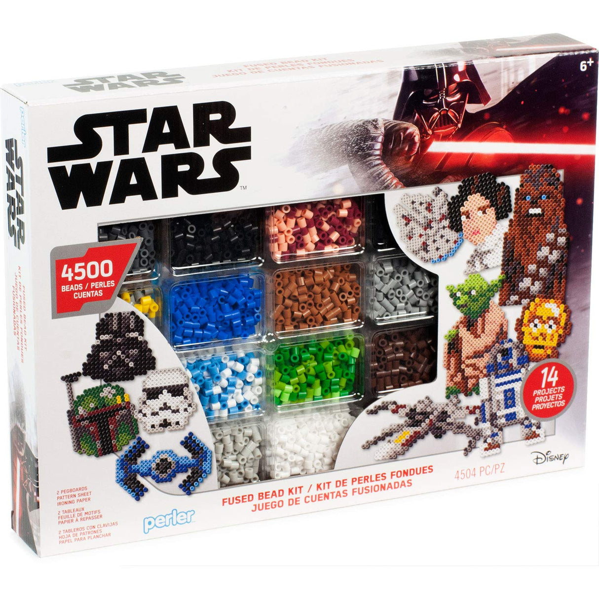 Perler - 80-54388 Star Wars Deluxe Box Beads Kit, 4500pcs Perler