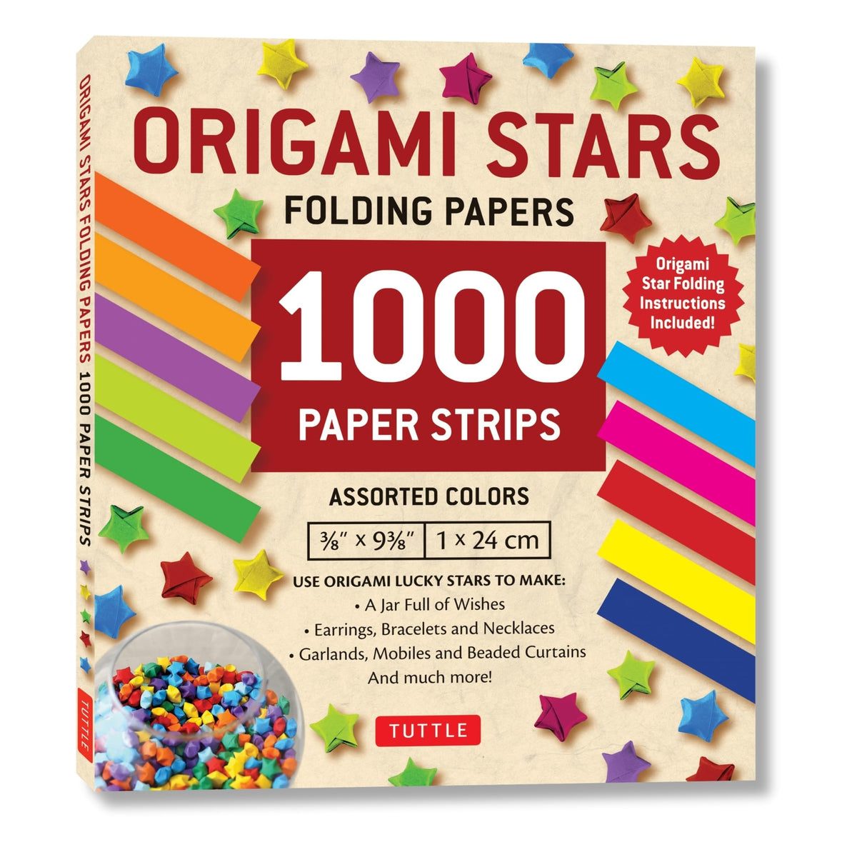 Origami Stars Papers 1,000 Paper Strips in Assorted Colors: 10 colors ...