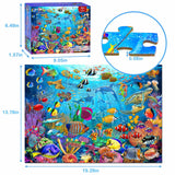 Puzzles for Kids Ages 6-8 8-10 Year Old - Ocean Underwater World, 200 Pieces Jigsaw Puzzles for Kids, Learning Educational Toys for Boys and Girls Unolidrom