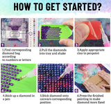 Yunnuo Landscape Diamond Painting Kits for Adults, DIY 5D Beach Diamond Art, Diamond Painting Cocos Scenery,Large Sea Diamond Dot Painting for Home Wall Decor and Gift(15.7x27.5inch) Yunnuo