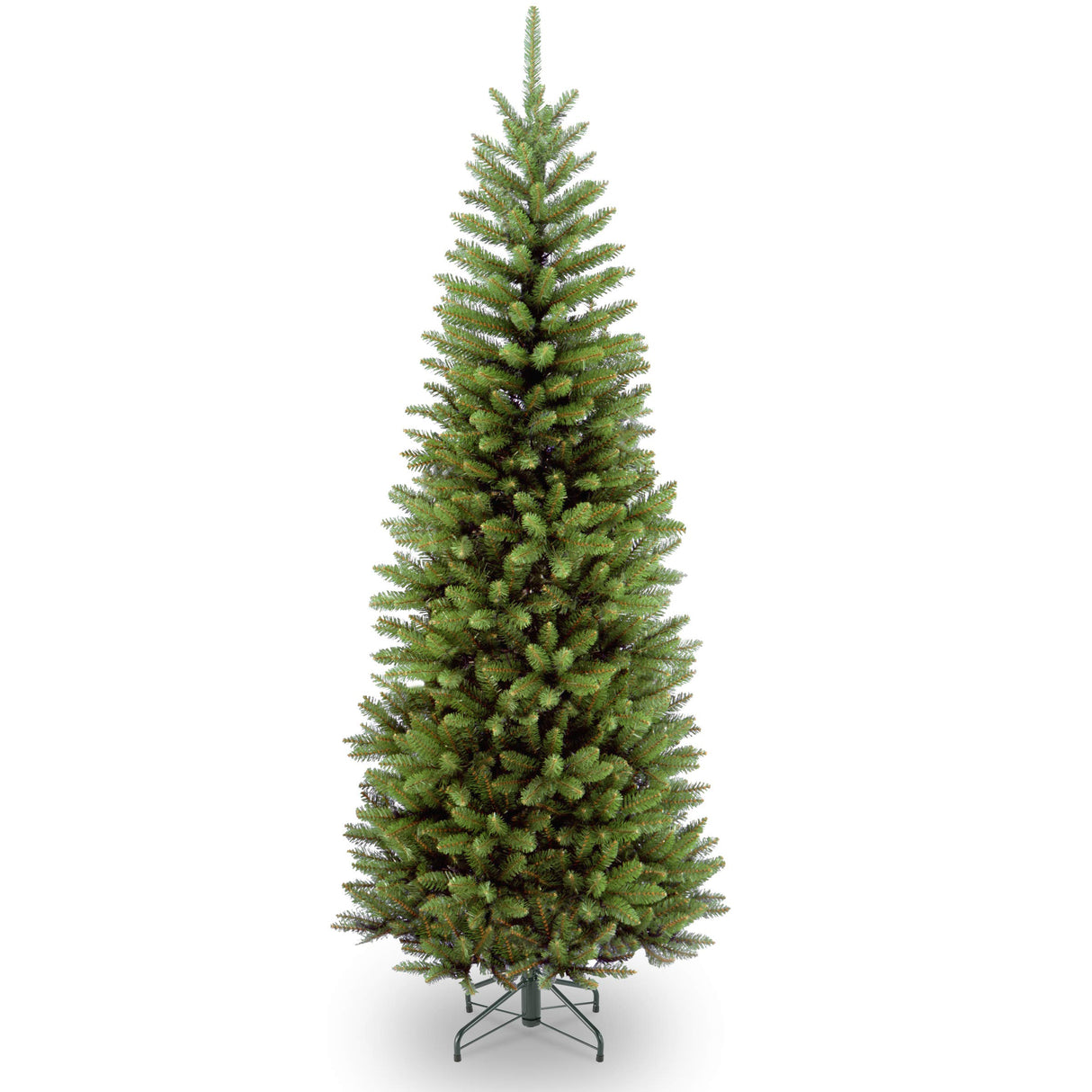 National Tree Company Artificial Slim Christmas Tree, Green, Kingswood Fir, Includes Stand, 6 Feet National Tree Company