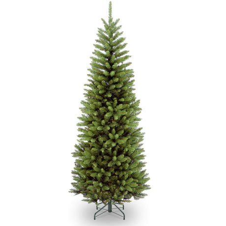 National Tree Company Artificial Slim Christmas Tree, Green, Kingswood Fir, Includes Stand, 6 Feet National Tree Company