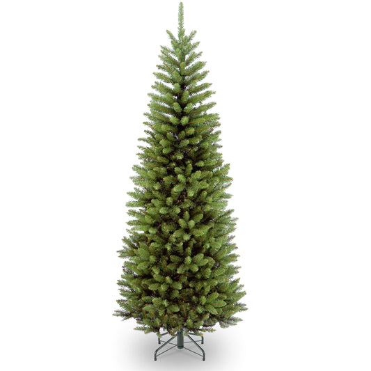 National Tree Company Artificial Slim Christmas Tree, Green, Kingswood Fir, Includes Stand, 6 Feet