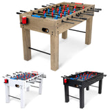 GoSports 54 Inch Full Size Foosball Table - Includes 4 Balls and 2 Cup Holders – Black, Oak, or White GoSports