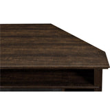 Ameriwood Home Overland Fireplace TV Stand for TVs up to 50 Inch, Replaceable Electric Fireplace Insert Heater, Remote Control, Timer, Realistic Log and Flame Effect, Espresso Ameriwood Home