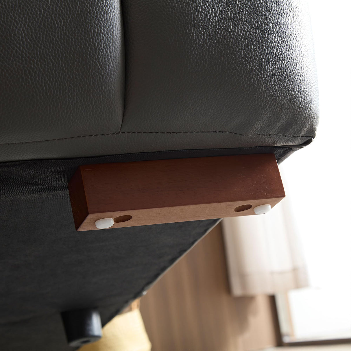 Eafurn Power Reclining Sectional Sofa with Chaise Lounge, Genuine Leather Left Facing Corner Couch Home Theater Seating with USB Port & Adjustable Headrest & Footrest for Living Room,Apartment Eafurn