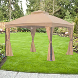 Garden Winds Replacement Canopy Top Cover Compatible with The Gazebo TPGAZ2303D TPGAZ2403-A-C - Riplock 350 Garden Winds