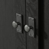 Sauder Cottage Road Wardrobe/Armoire Cabinet, Raven Oak Finish Sauder