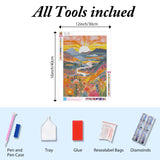 Ausanrl Diamond Art Painting Landscape-Diamond Painting for Adults,5D Diamond Painting,DIY Full Drill Diamond Painting Sunrise Gem Painting and Crafts 12x16inch Ausanrl